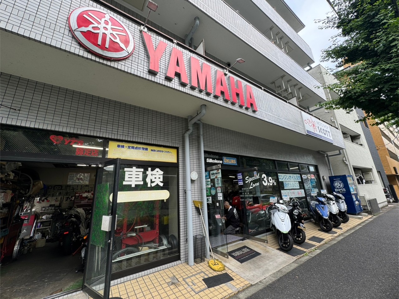 モトショップスコットの外観