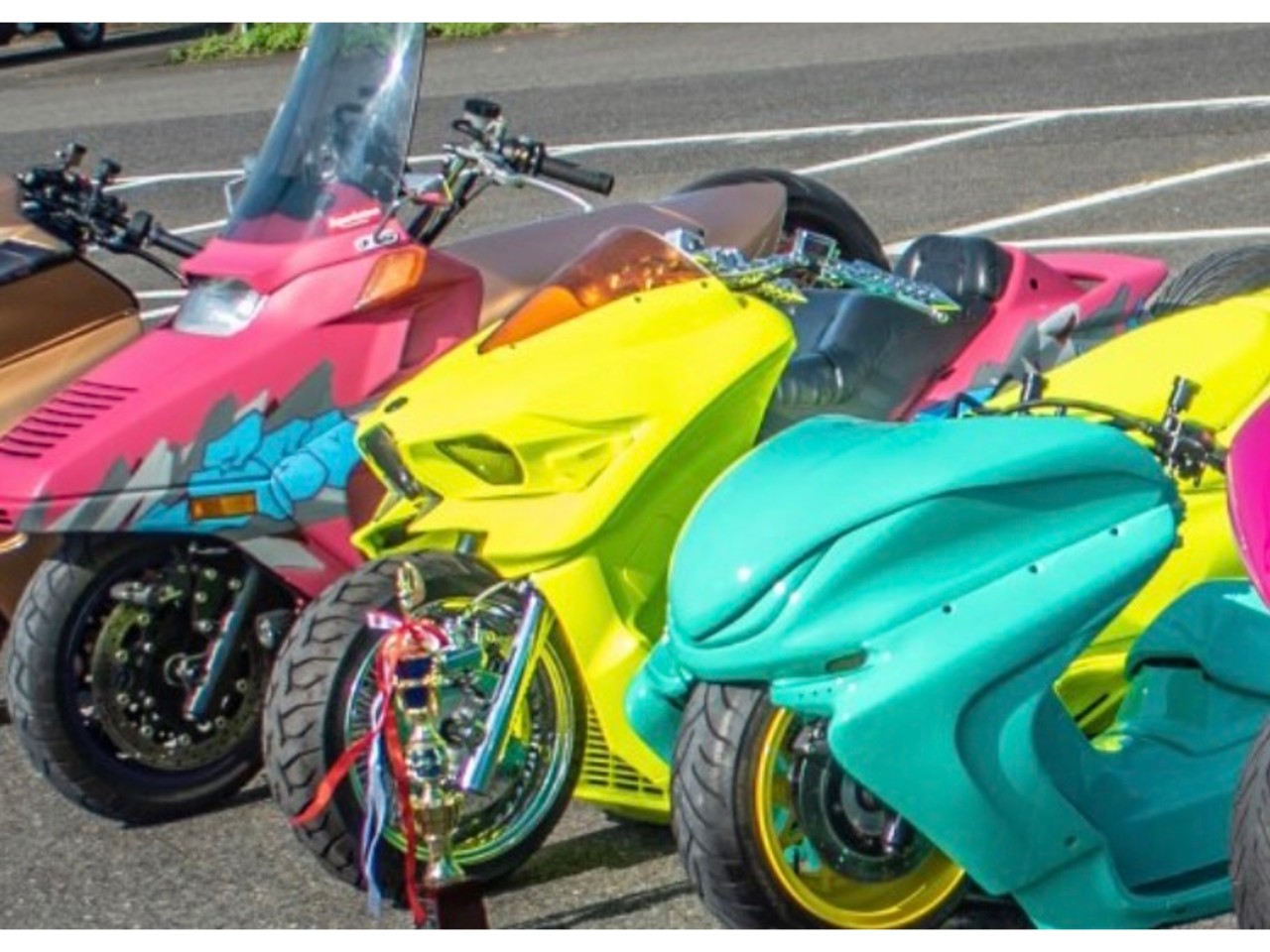 ホンダ リトルカブFI セル付き 4速 前後ファットタイヤ新品 カスタム