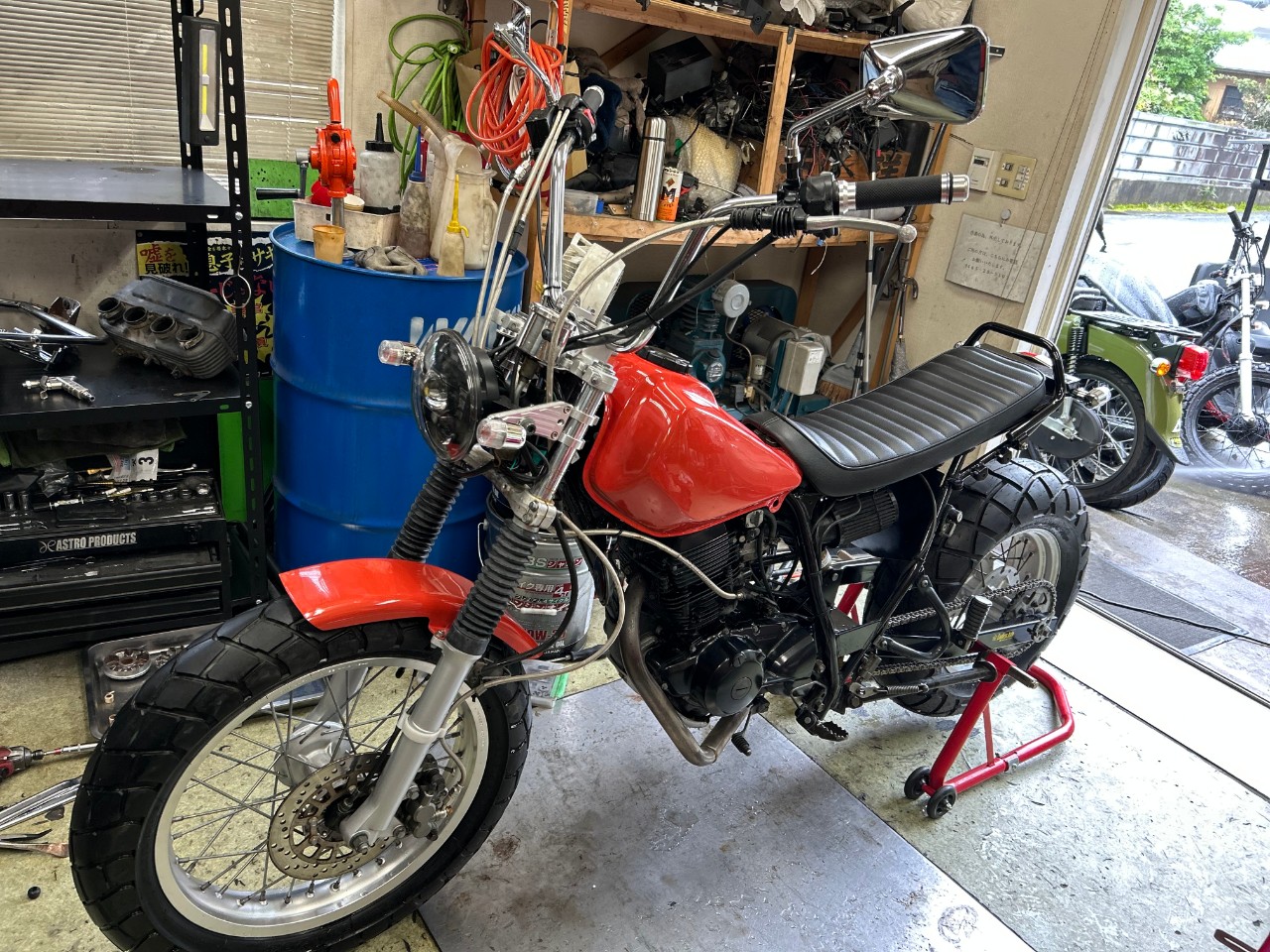 ヤマハTW225レストア作業完了| BDSバイクセンサー