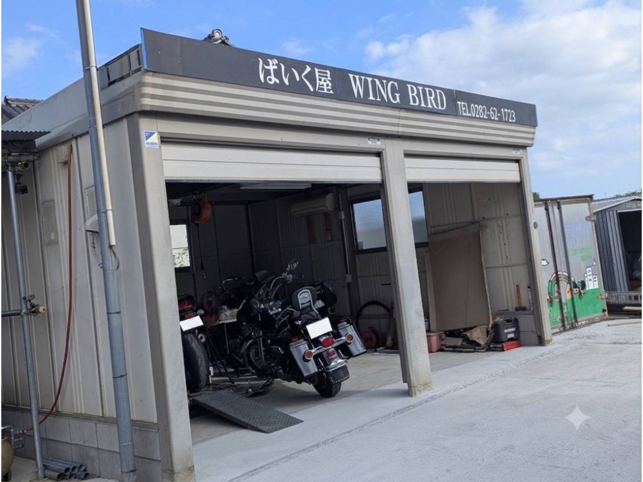 ばいく屋 WING BIRDの外観