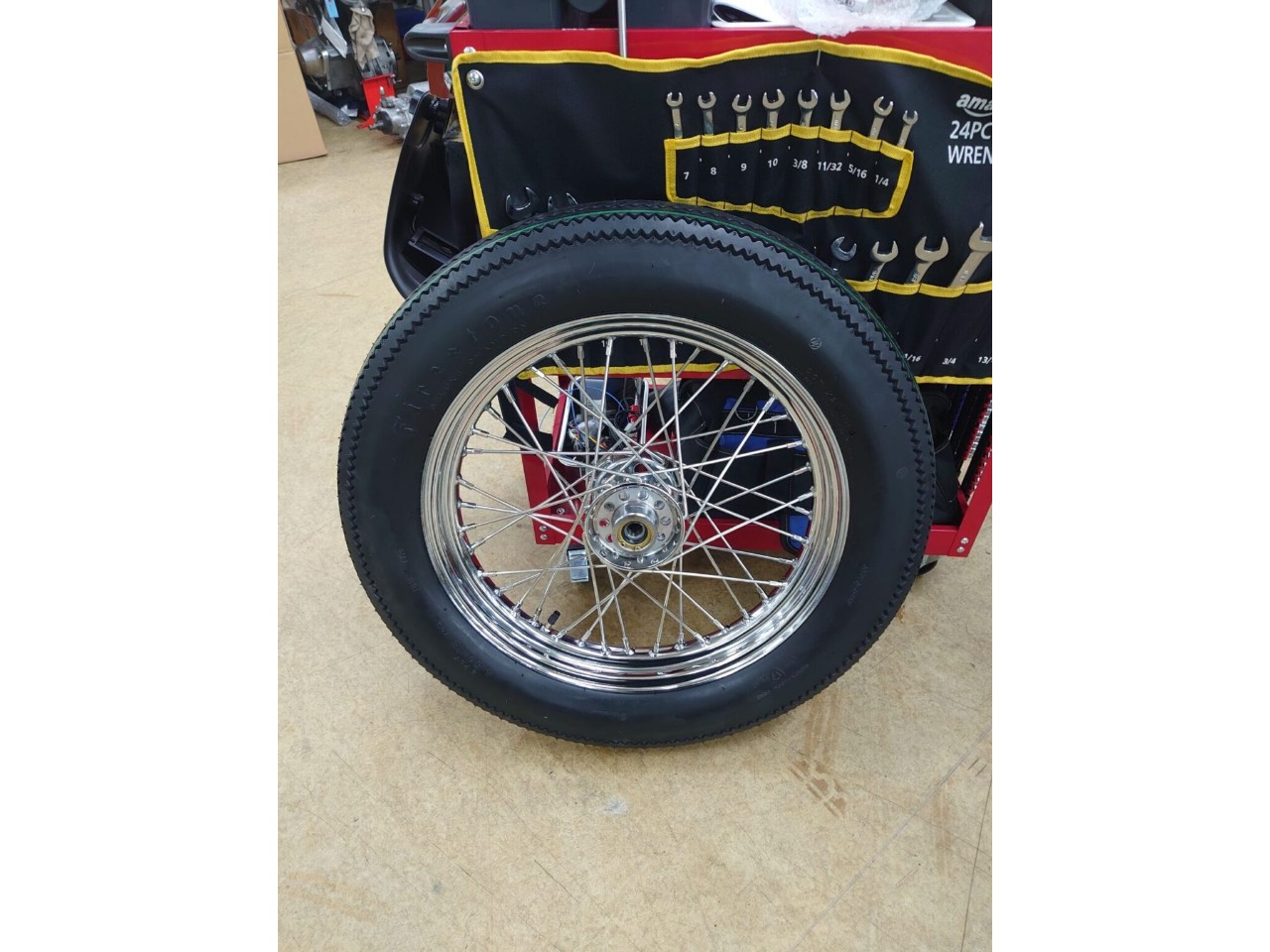 社外スターハブホイールにブレーキドラムを付ける時の注意点