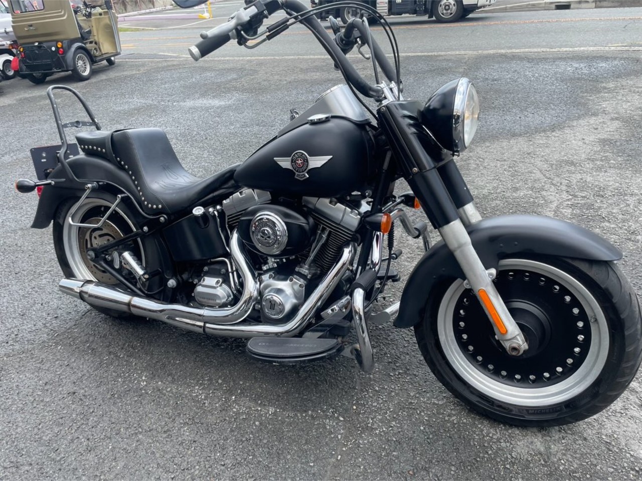 FLSTFB(ファットボーイロー)　マフラー ハーレー FLSTFB ファットボーイロー 入荷致しました| BDSバイクセンサー