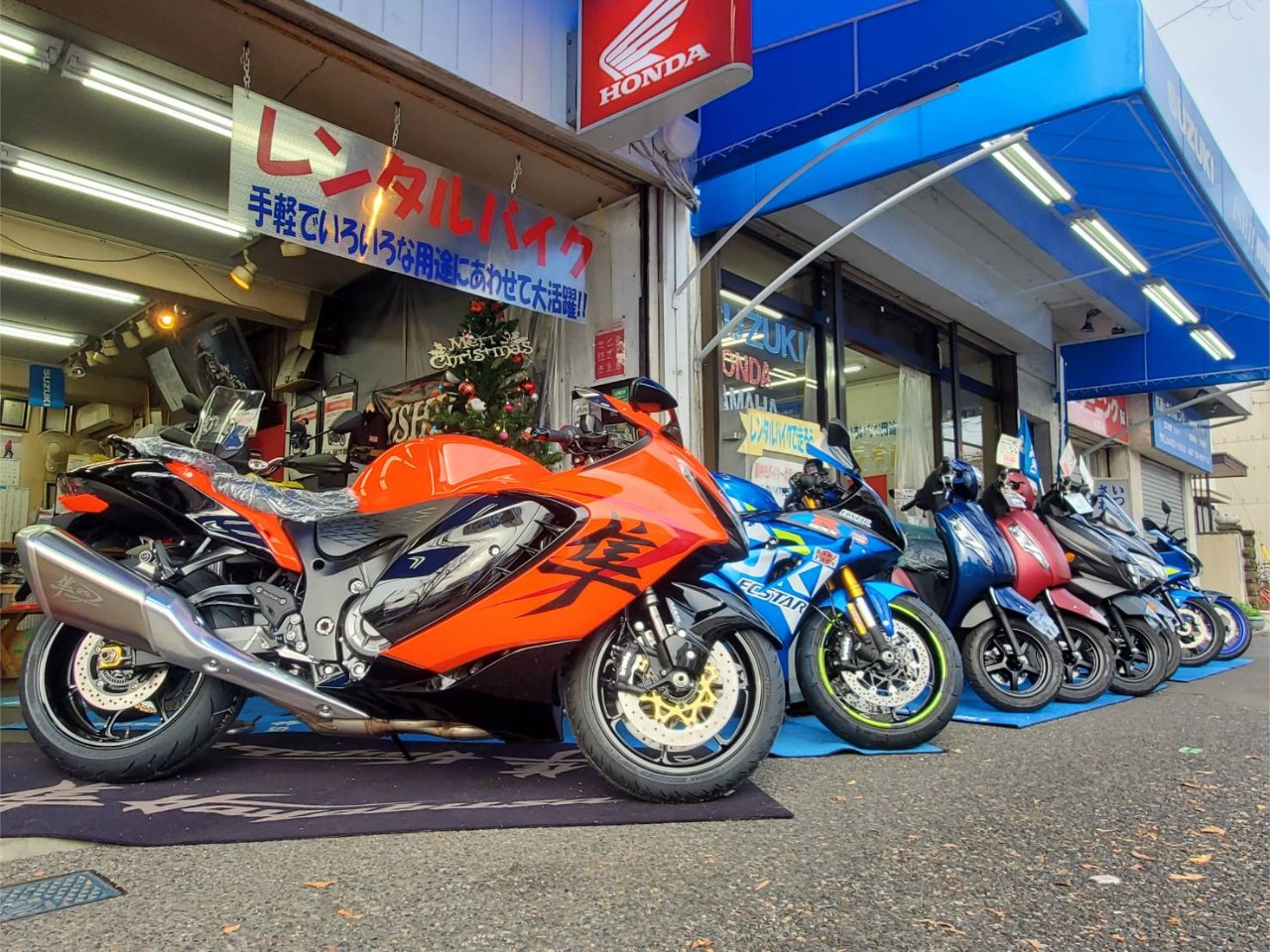 スズキ バーグマンストリート125EX 新車・マットステラブルー